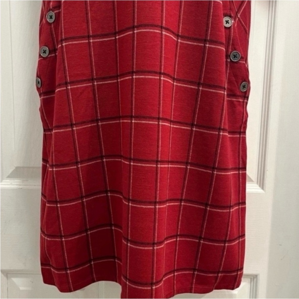 J. Jill Ponte Red Plaid Office Dress
Workwear Professional- Size SP - EUC - Picture 6 of 10